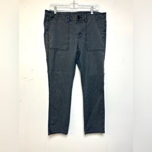 CAbi Charcoal Gray Straight Leg Pants